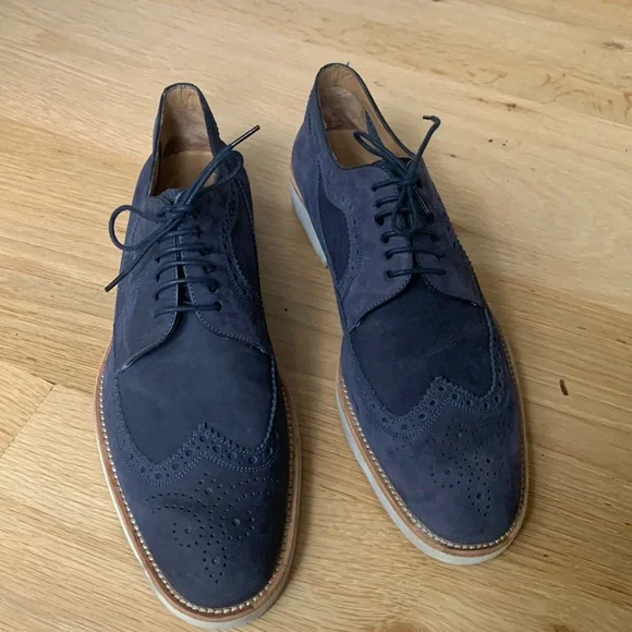 Gordon Rush | Shoes | Gordon Rush Mens Navy Suede Oxford  display picture 2